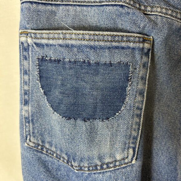 L.L. Bean Medium Wash Classic Fit Flannel-Lined Straight Leg Jeans Size 36 X 29 - Picture 11 of 16